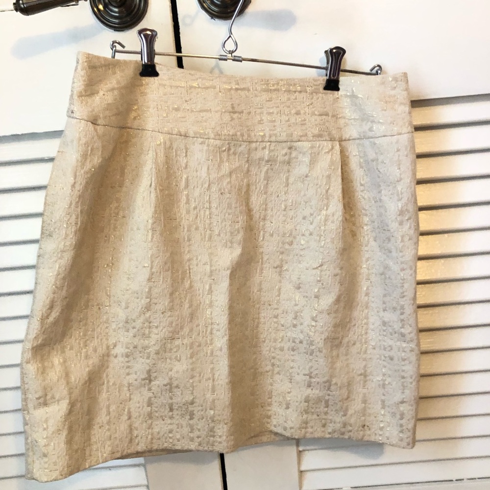 Cream and gold skirt